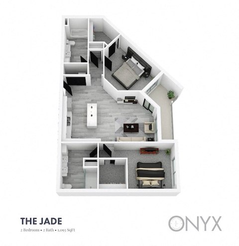 the jade floor plan  1 bedroom 840 sq ft